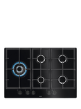 AEG HKB75820NB 75cm Gas Hob, Black