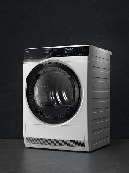 AEG TR948V4BC Freestanding Tumble Dryer, 8kg Load, White - view 2, White