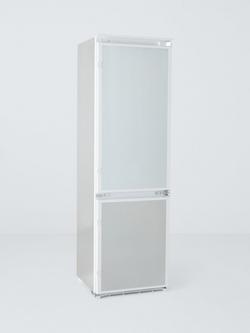 John Lewis JLBIFF73182 Integrated 70/30 Fridge Freezer, Silver - view 2, White