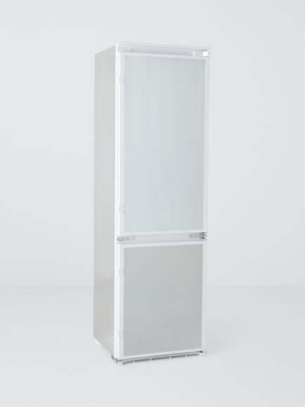 John Lewis JLBIFF73182 Integrated 70/30 Fridge Freezer, Silver - view 2, White