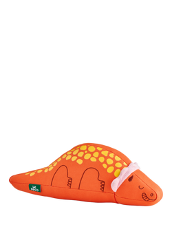 Beco Pets Large Dino Pet Toy, Orange, Orange