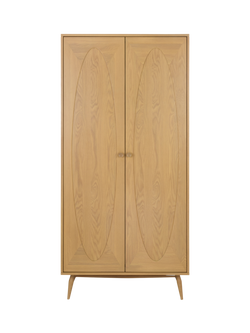 ercol for John Lewis Hambledon Wardrobe, Oak - view 2, Oak