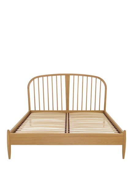 ercol for John Lewis Hambledon Bed Frame, King Size, Oak - view 2, Oak