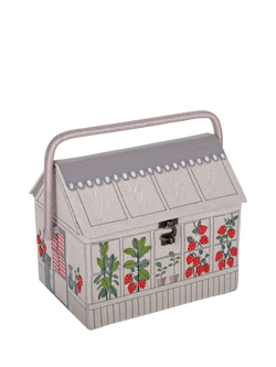 Milward Strawberry Greenhouse Sewing Box with Handle, Multi