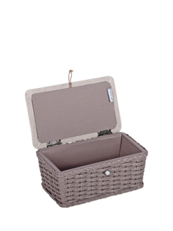 Milward Strawberry Greenhouse Wicker Sewing Basket - view 2, Multi