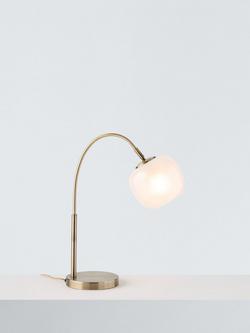 John Lewis Magnolia Table Lamp, Antique Brass, Antique Brass