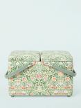 John Lewis William Morris Emery Walker's House Twin Lid Sewing Basket, Green