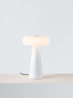 John Lewis Issie Rechargeable Indoor/Outdoor LED Table Lamp, White, White