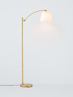 John Lewis Swing Arm Floor Lamp, Matt Gold, Matt Gold