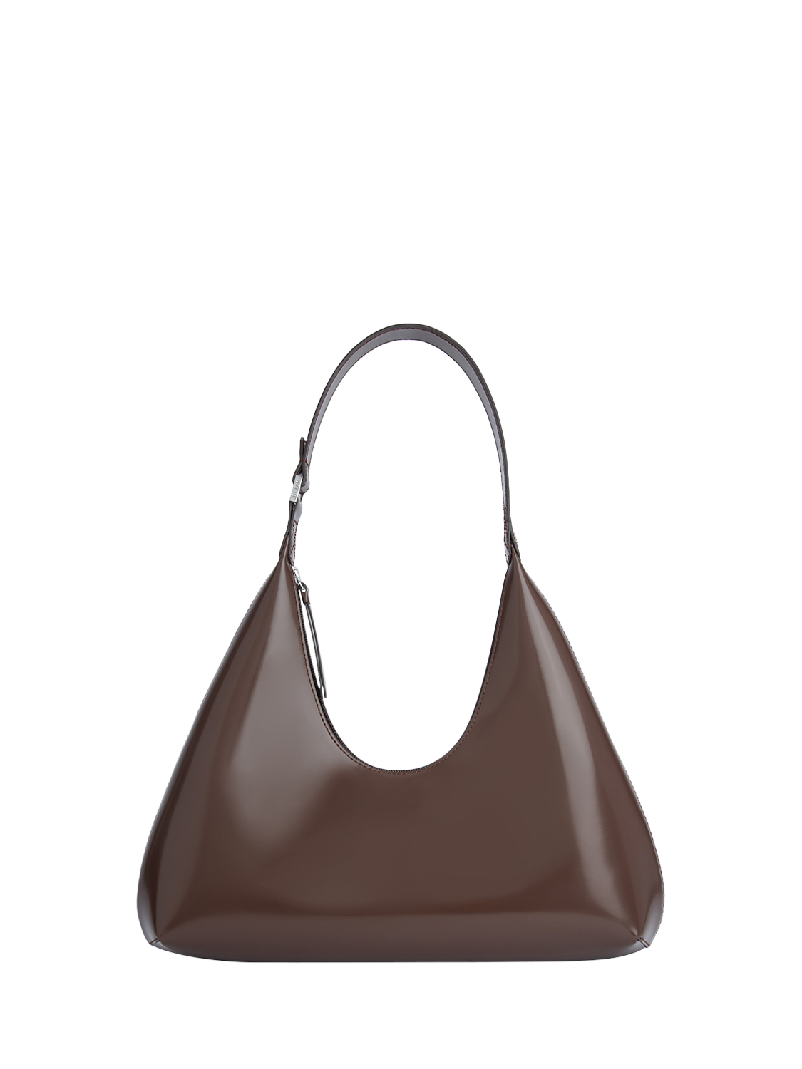 Product image 1 of 4, which shows BY FAR Amber Semi Patent Leather Shoulder Bag, Bear