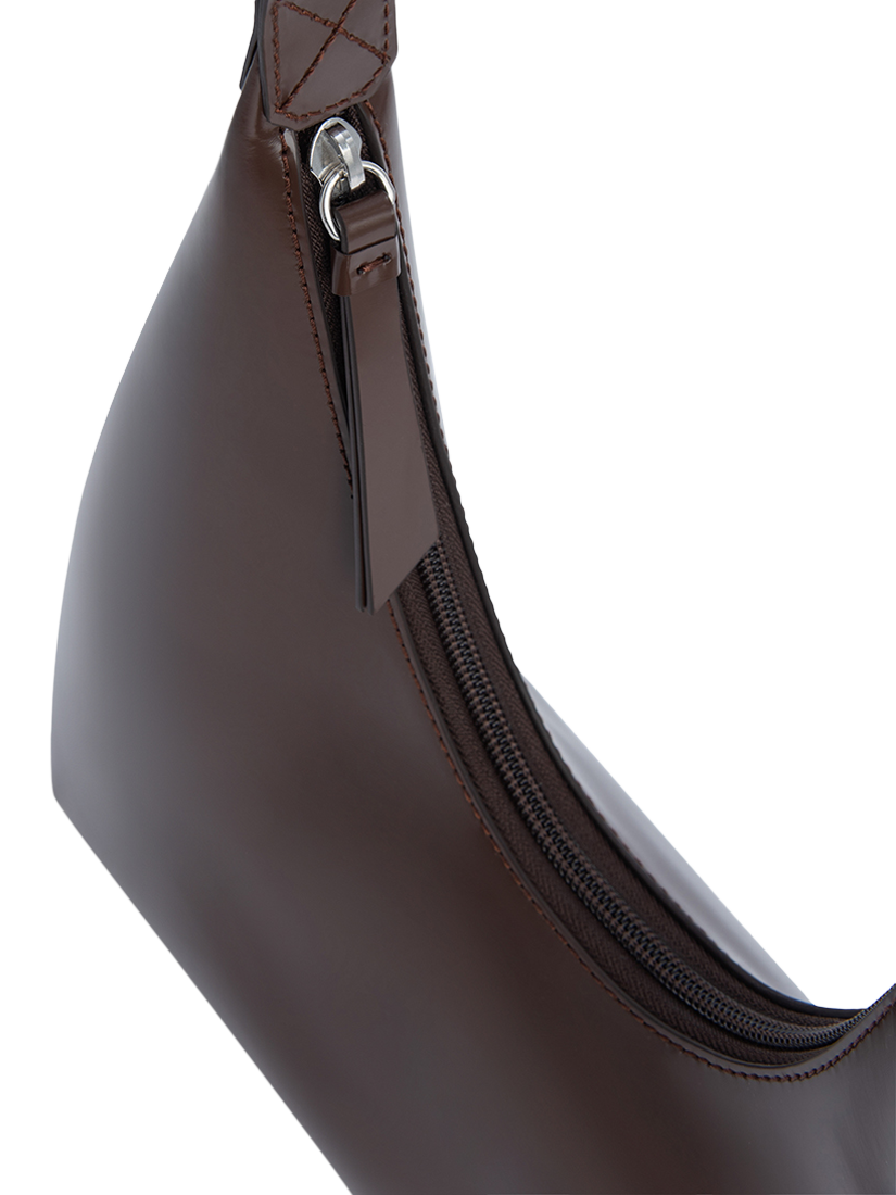 Product image 4 of 4, which shows BY FAR Amber Semi Patent Leather Shoulder Bag, Bear