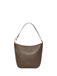 BY FAR Suli Semi Patent Leather Shoulder Bag, Caribou