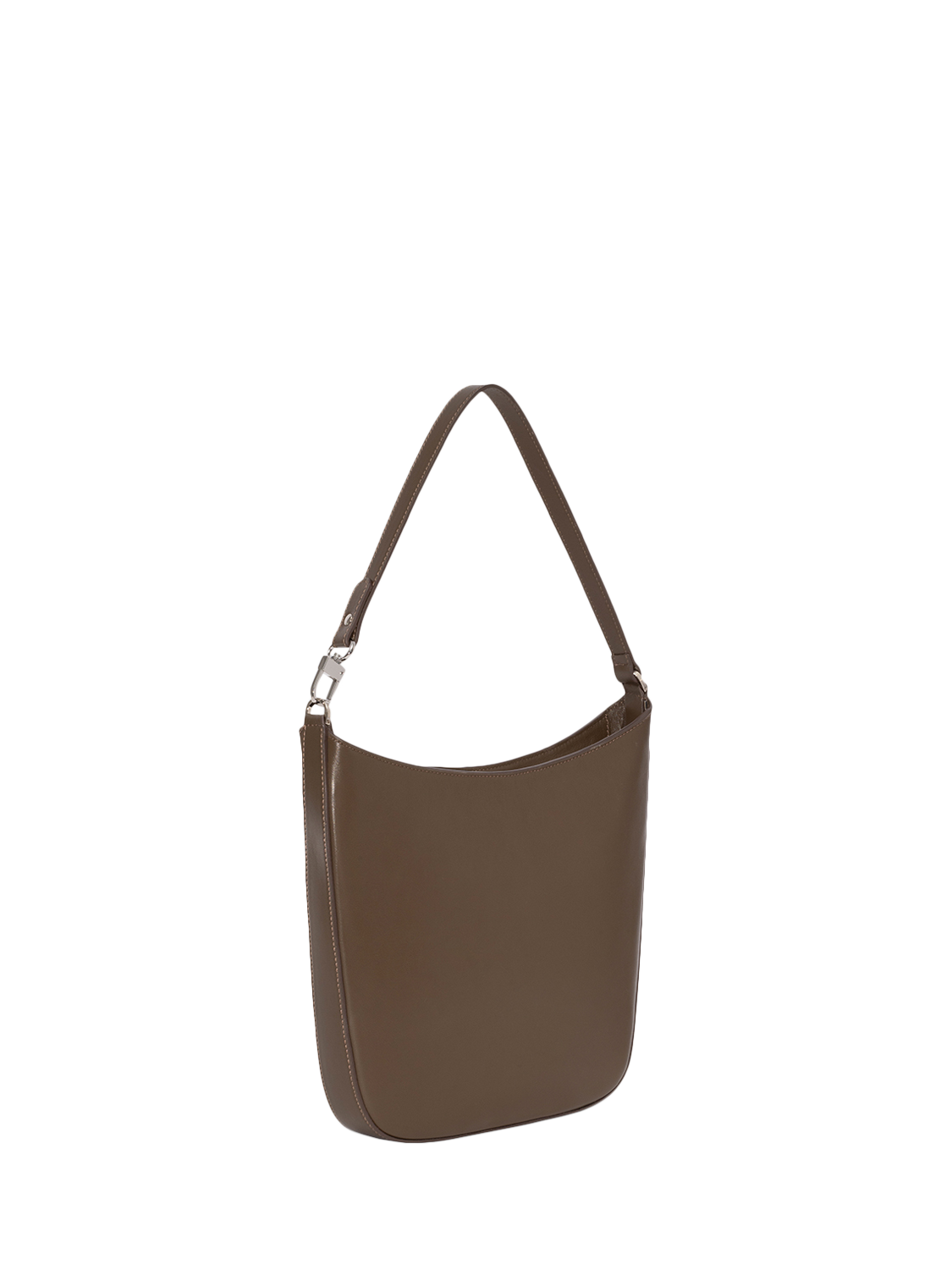 Product image 2 of 2, which shows BY FAR Suli Semi Patent Leather Shoulder Bag, Caribou