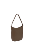 BY FAR Suli Semi Patent Leather Shoulder Bag, Caribou