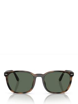 Ralph Lauren Polo Ralph Lauren PH4208U Men's Square Sunglasses, Shiny Havana/Green - view 2, Shiny Havana/Green