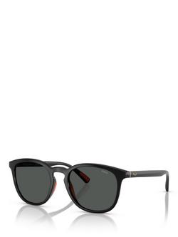 Polo Ralph Lauren PH4222 Unisex Phantos Sunglasses, Black