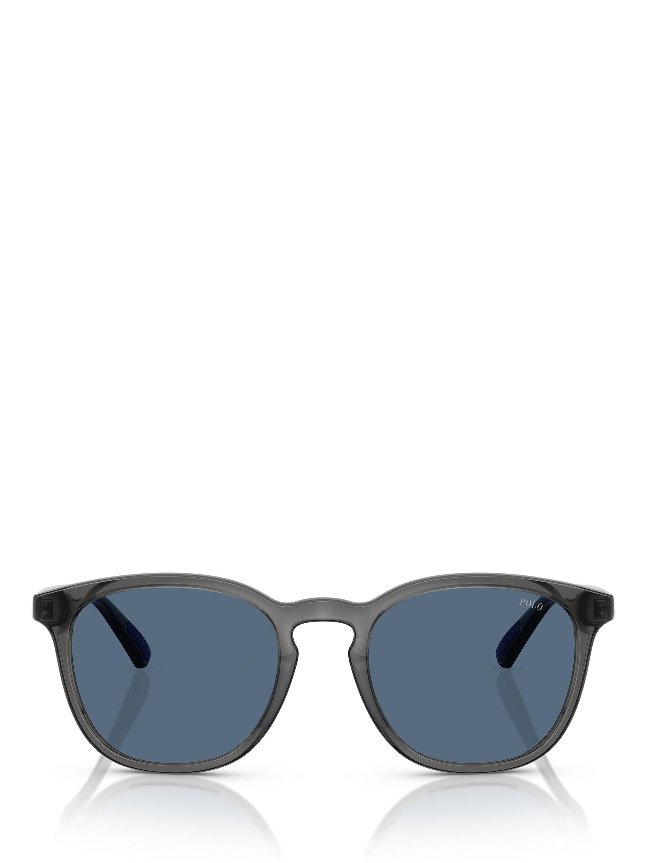 Product image 2 of 5, which shows Polo Ralph Lauren PH4222 Unisex Phantos Sunglasses, Grey