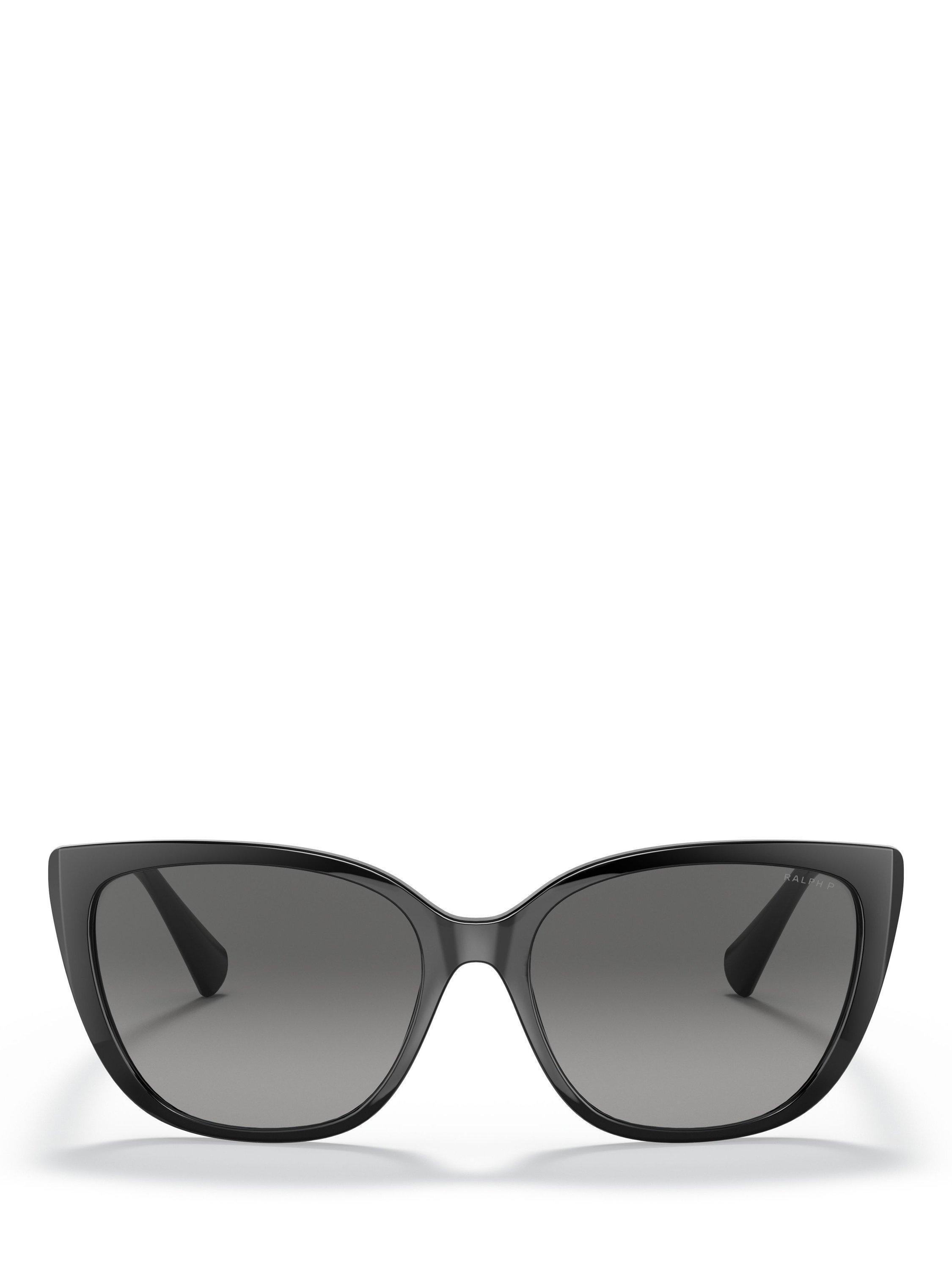 Product image 2 of 5, which shows Ralph Lauren 0RA5274 Cat's Eye Sunglasses, Shiny Black