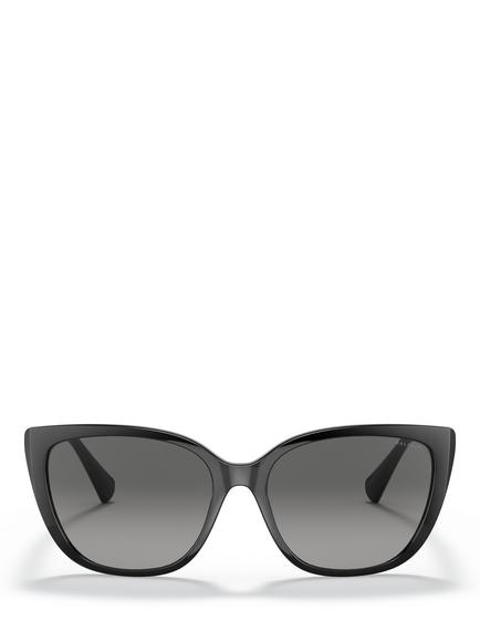 Ralph Lauren 0RA5274 Cat's Eye Sunglasses, Shiny Black - view 2, Shiny Black