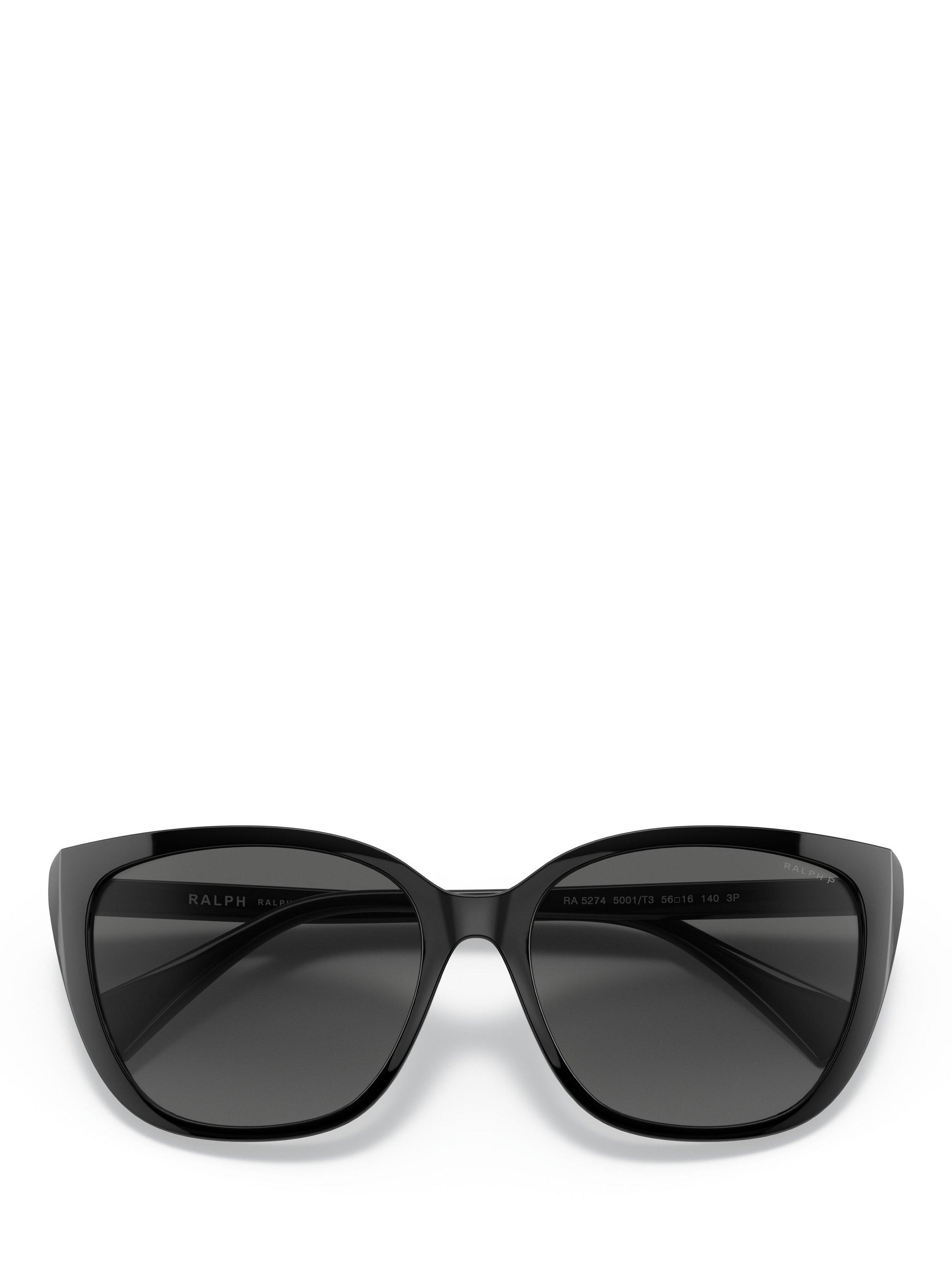 Product image 5 of 5, which shows Ralph Lauren 0RA5274 Cat's Eye Sunglasses, Shiny Black