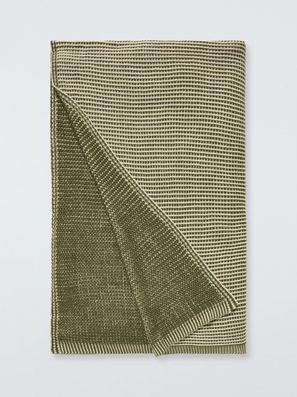 John Lewis Milano Throw, Avocado