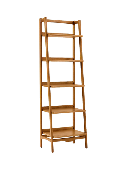 west elm Mid-Century Narrow Wood Bookcase, Acorn, Acorn
