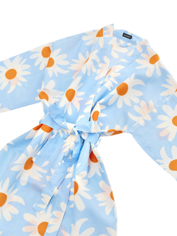 Marimekko Rakastaa Ei Rakastaa Bath Robe, Light Blue - view 2, Light Blue