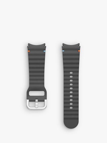 Samsung Galaxy Sport Band for Galaxy Watch7, 20mm M/L, Dark Grey - view 2, Dark Grey