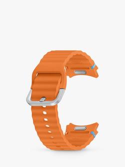 Samsung Galaxy Sport Band for Galaxy Watch7, 20mm S/M, Orange, Orange