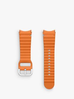 Samsung Galaxy Sport Band for Galaxy Watch7, 20mm S/M, Orange - view 2, Orange