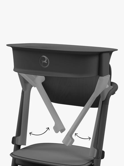 LEMO Highchair Learning/Training Tower Accessory - view 2, Black