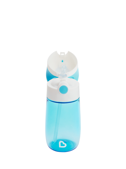 Munchkin Flip n Go Water Bottle, Blue