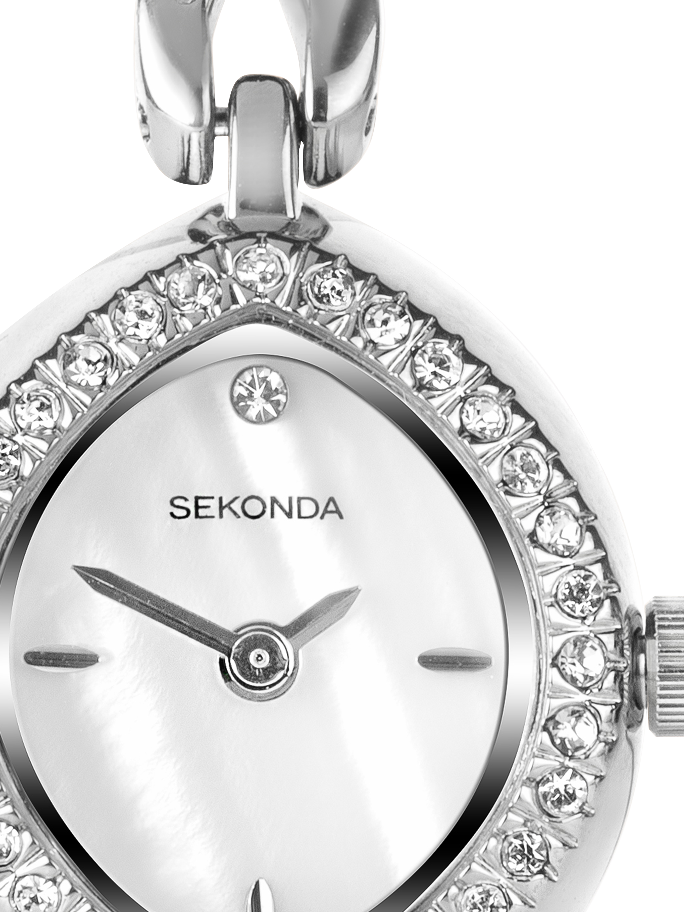 Product image 3 of 8, which shows Sekonda Women's Infinity Watch, Bracelet, Pendant Necklace and Stud Earrings Gift Set, Silver