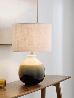 John Lewis Martha Large Table Lamp, Cocoa - view 2, Cocoa