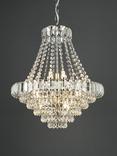 English Heritage Osborne 12 Light Crystal Chandelier Pendant Ceiling Light, Clear