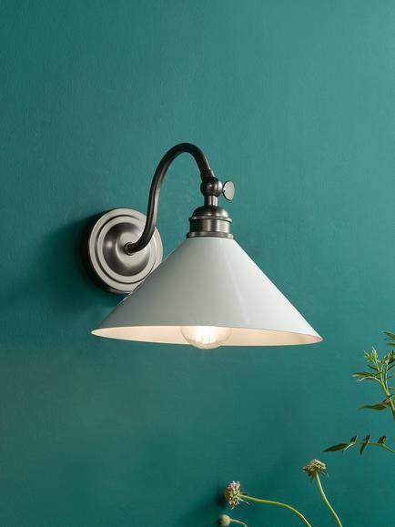 English Heritage Audley End Single Wall Light, Cream - view 2, Cream