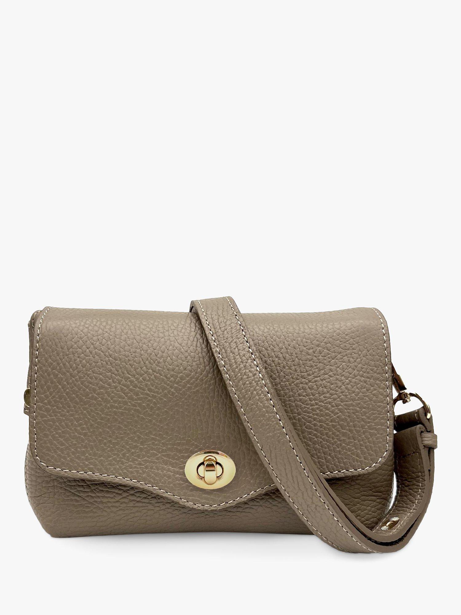 Apatchy London Jemima Leather Turn Lock Cross Body Bag