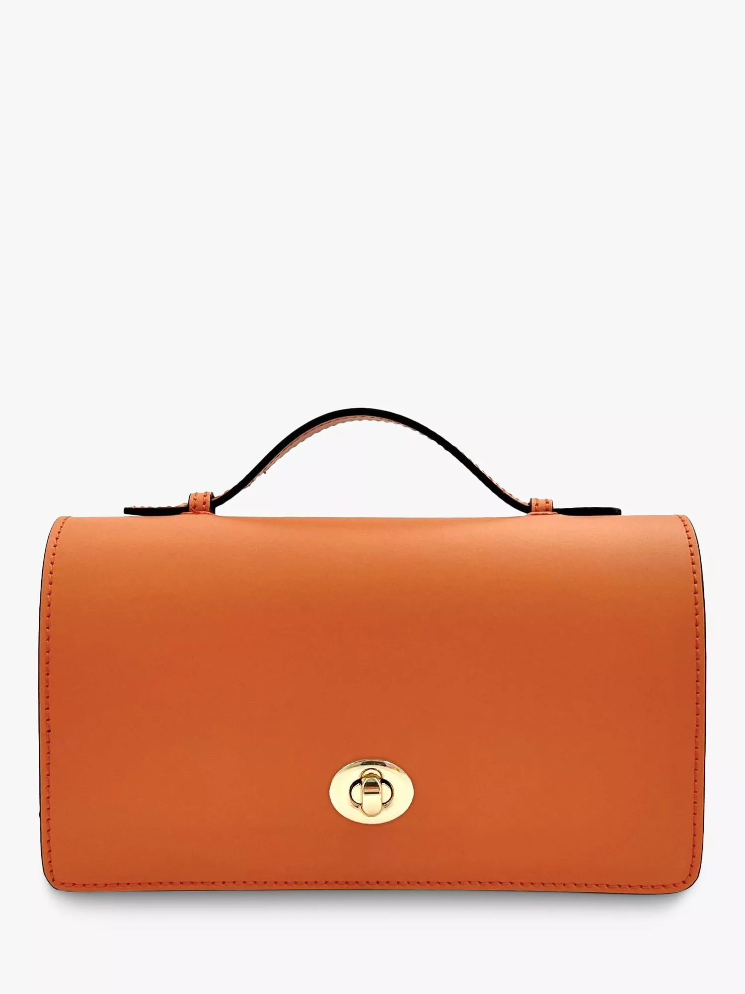 Orange evening bag on sale