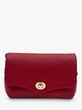 Apatchy Jemima Leather Turn Lock Cross Body Bag, Red