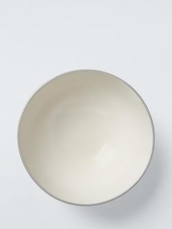 John Lewis Hand Painted Loop Stoneware Ramen Bowl, 16.5cm, Blue/Multi - view 2, Multi Blue