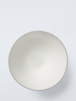 John Lewis Hand Painted Stripe Stoneware Rice Bowls, Set of 2, 19cm, Blue/Multi - view 2, Multi Blue