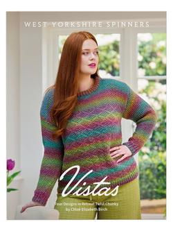 West Yorkshire Spinners Vistas Knitting Pattern Booklet, Retreat Twist Bk