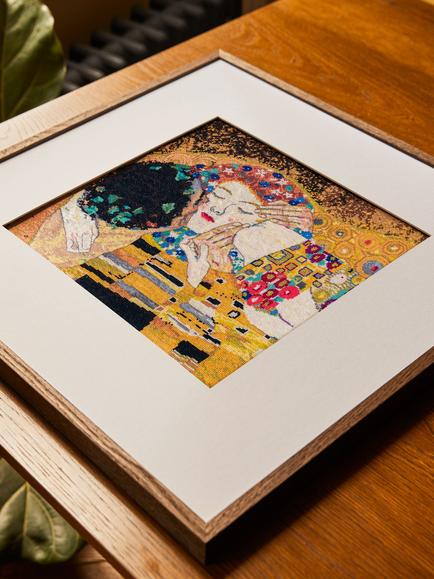 DMC Gustav Klimt Cross Stitch Kit, Multi