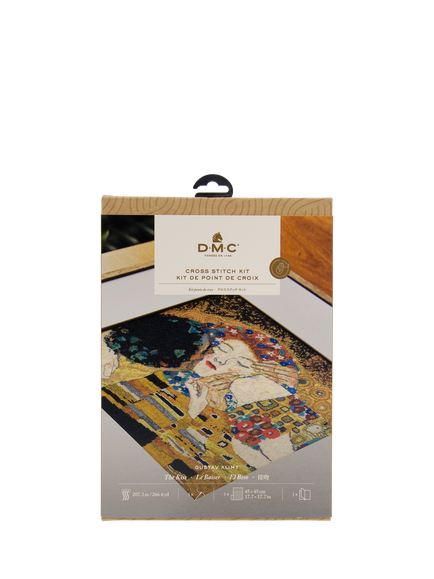 DMC Gustav Klimt Cross Stitch Kit - view 2, Multi