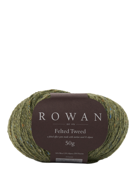 Rowan Felted Tweed DK Knitting Yarn, 50g, Khaki