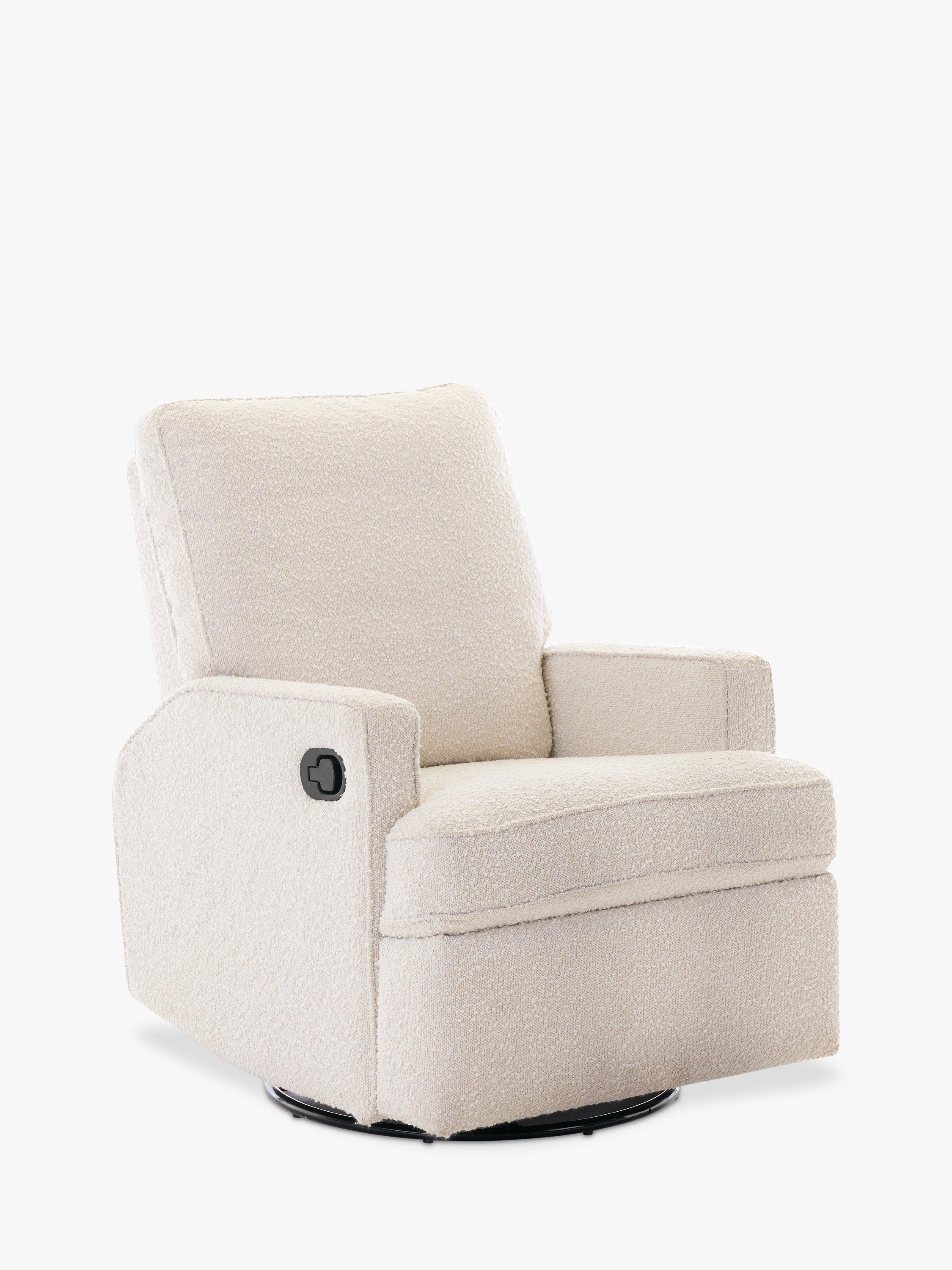 Obaby Madison Swivel Rocking Chair, Bouclé