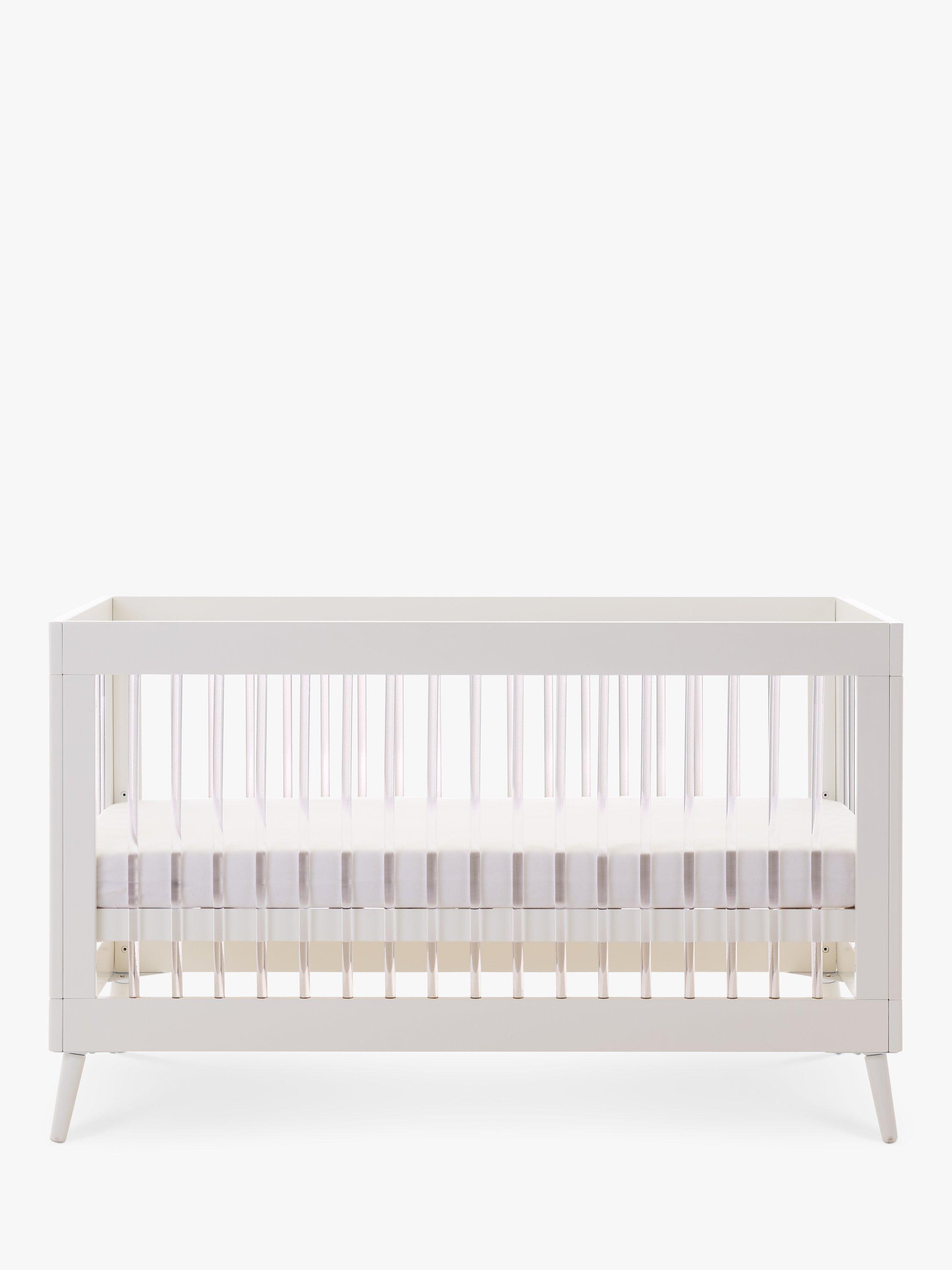 Obaby Maya Acrylic Cot Bed, White