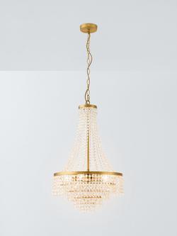 John Lewis Heera Large Chandelier, Vintage Gold, Vintage Gold