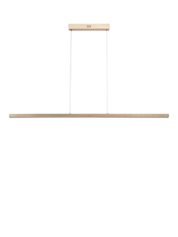 John Lewis Matteo LED Slim Bar Pendant Ceiling Light, Gold