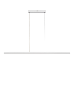 John Lewis Matteo LED Slim Bar Pendant Ceiling Light, White